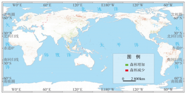 ��2000-2018��ȫ��ɭ�ָ��w׃���ֲ��D���DƬ��Դ���Ƽ�����ȫ�����B(t��i)�h(hu��n)���b�бO(ji��n)�y2019��Ȉ�桷