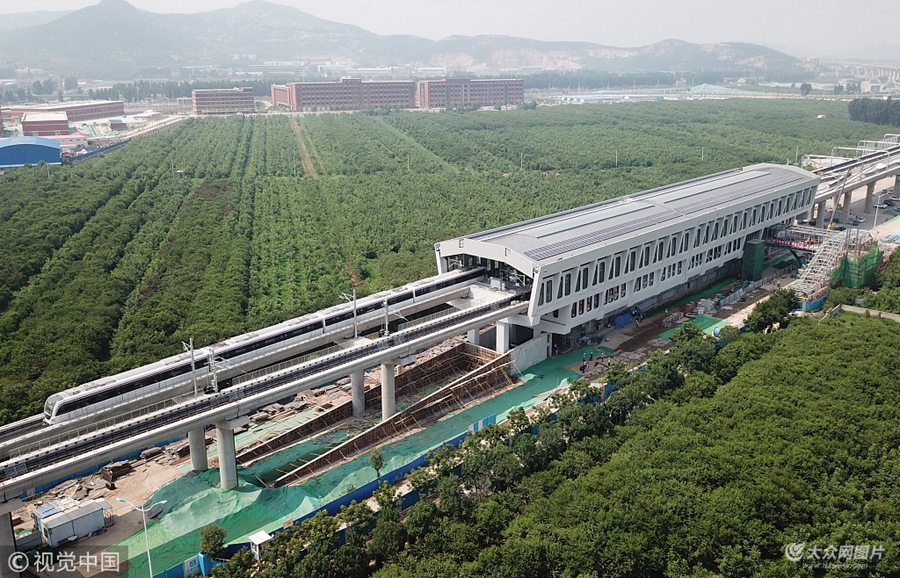 2018��6��20�����磬���ϵ��F����܇���ڸ߼ܾ��M��ԇ����