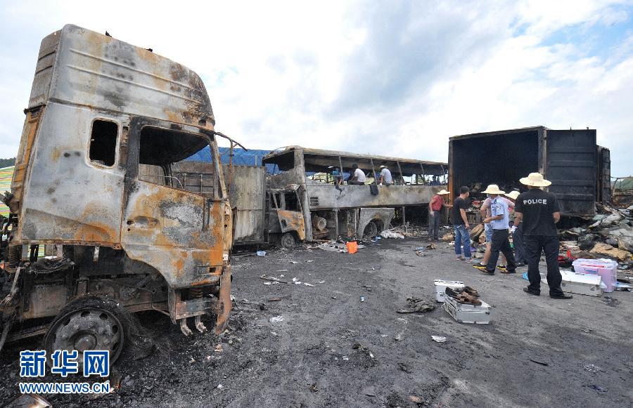 7��19���������ˆT�������¹ʬF���� 7��19��3�r���ң��������ٺ��Ͼ����ۑѶ�1309km̎�l����܇��ײ��ȼ�¹�������Ŀǰ���¹ʹ����5܇�������Ѵ_�J38��������6���܂����t������